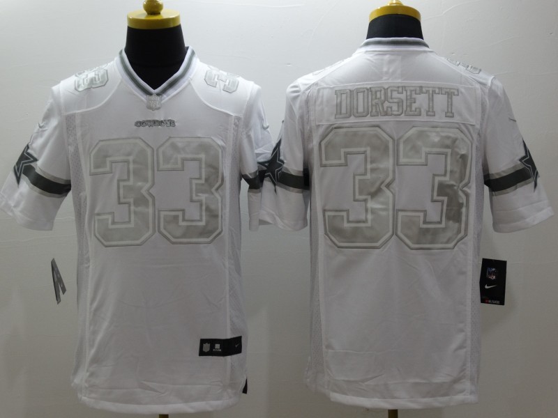Men's Dallas Cowboys Tony Dorsett #33 White Jersey